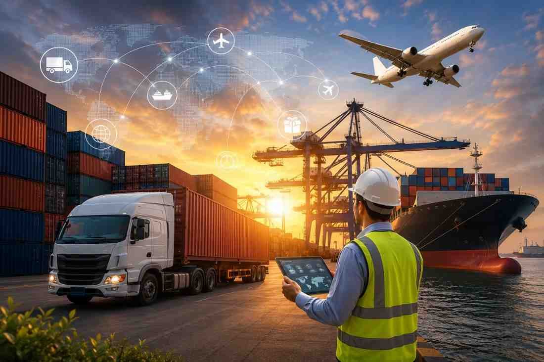 Logistics truck
